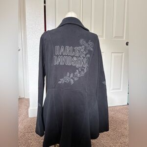 Harley-Davidson Women's Black Embroidered Jacket